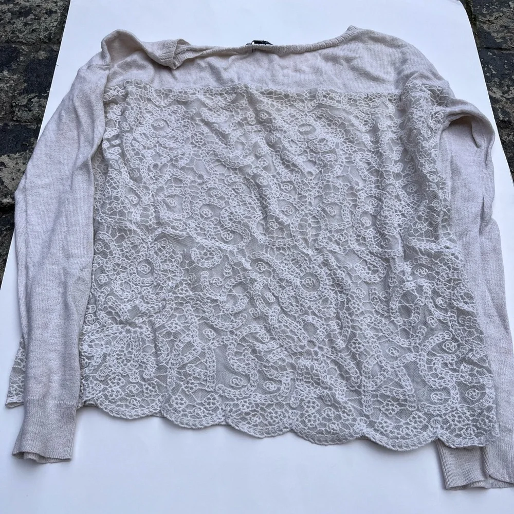 American Eagle Lace Sweater - Picture 5 of 5